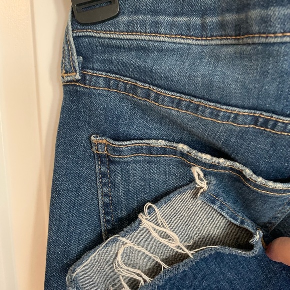 ‼️NWOT CURRENT ELLIOT HIGH WAIST STILETTO STEP FRAYED ANKLE‼️ - Picture 3 of 5